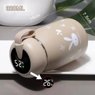 Smart Water Bottle with LED Touch Screen and Temperature Control