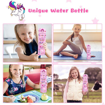 DIY Unicorn Sticker Kids' Water Bottle - Sticky Balls Boutique